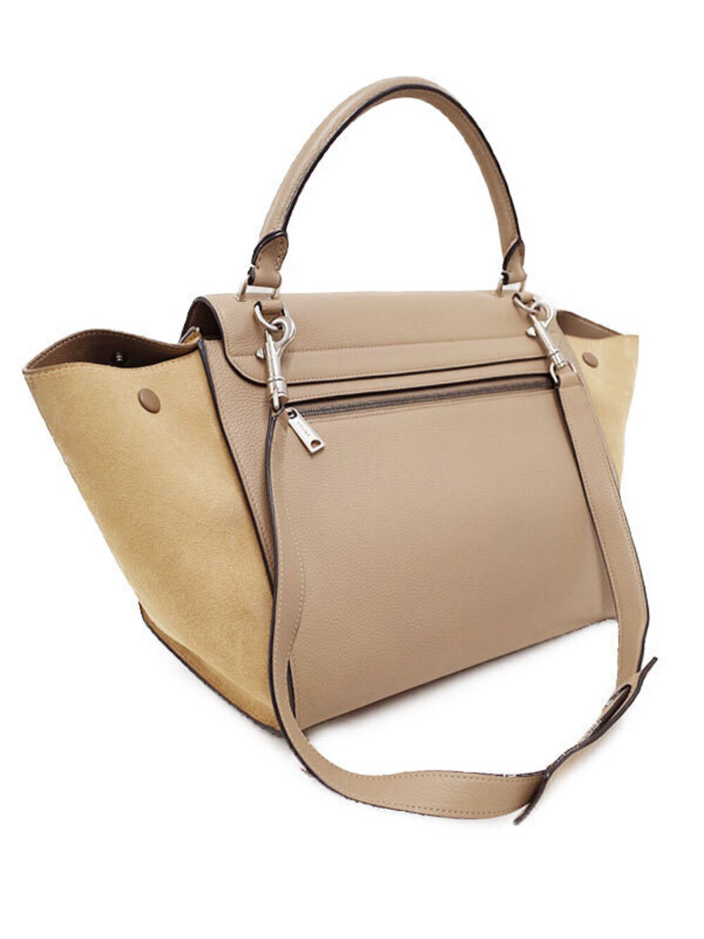 Celine Handbag Trapeze 2WAY Shoulder Leather Bag
